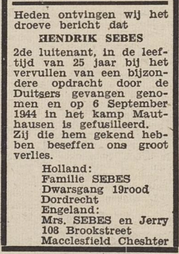 Advertentie Sebes