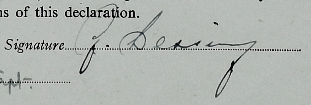 Handtekening Dessing