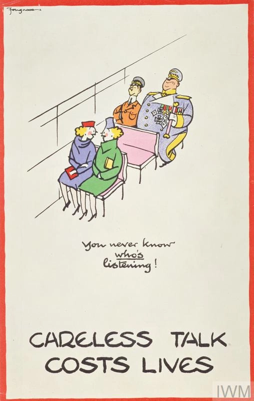 careless talk poster fougasse